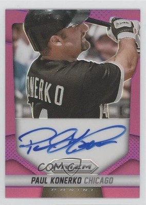 2014 Panini Prizm Purple Prizm 13/99 Paul Konerko #PK Auto 0f8