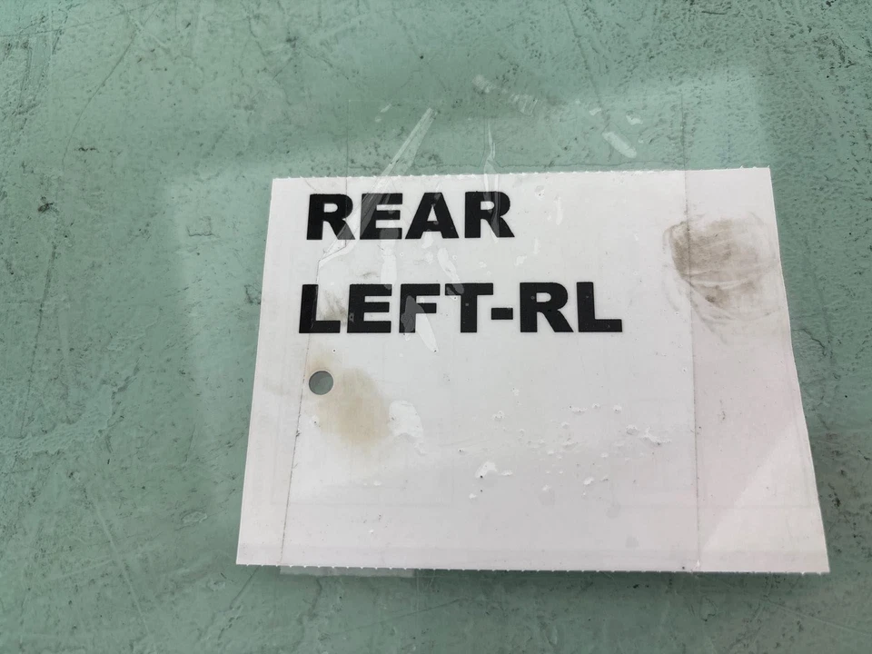 Audi S4 2000-2002 sedán puerta trasera izquierda ventana cristal fabricante de equipos originales Foto 3 de 4