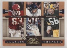 2008 Donruss Classics Classic Triples Gold Ray Nitschke Willie Lanier HOF 0bz