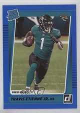 2021 Panini Donruss Rated Rookie Press Proof Blue Travis Etienne Jr #258 0ji1
