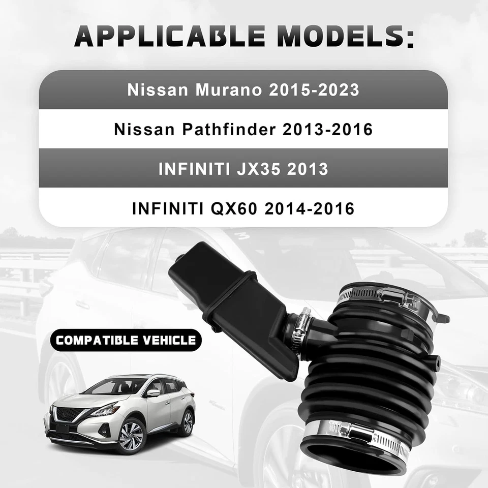 Manguera de admisión de aire del motor. Conducto para Nissan Pathfinder Infiniti JX35 QX60 2013-2016 Foto 4 de 4