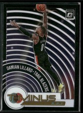 Damian Lillard 2020 Panini Donruss Optic T Minus 3 2 1 14 NM