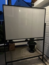 Giantex Double-Sided Magnetic Dry Erase Mobile Whiteboard, 48 x 36 Inches