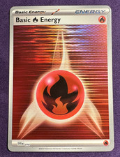 Fire Energy - 18  - SV: Black Bolt & White Flare - (Horizontal Holo) - Pokemon