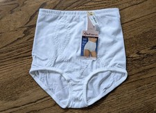 VTG Underscore Control Nylon Panties Firm Control Brief L NEW JcPenney 90s NWT