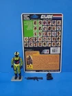 Copperhead Python Patrol v2 1989 100% Complete GI Joe ARAH Uncut Cardback