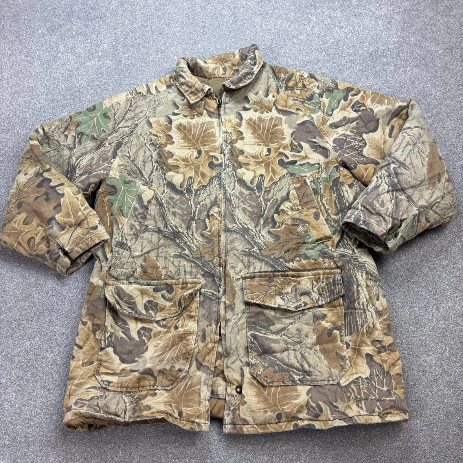 RealTree Jacket Adult Large Brown Workwear Canvas Camo Hunting Insulated USA Men
Opens in a new wind