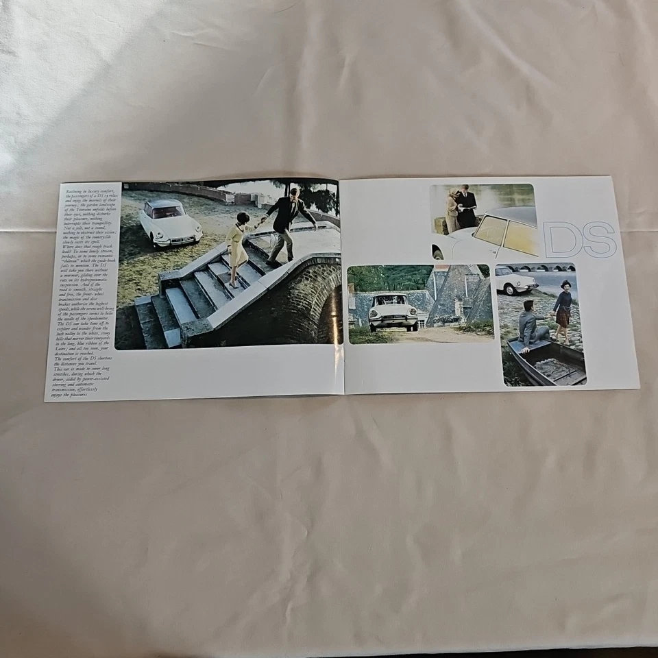 Lot Of 2 Vintage Original 1963 Citroen DS19 ID19 Brochure Super 83 Sedan Wagon - Image 3 of 4