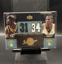2002-03 Upper Deck Inspirations Reggie Evans Ray Allen Rookie Jersey /1500