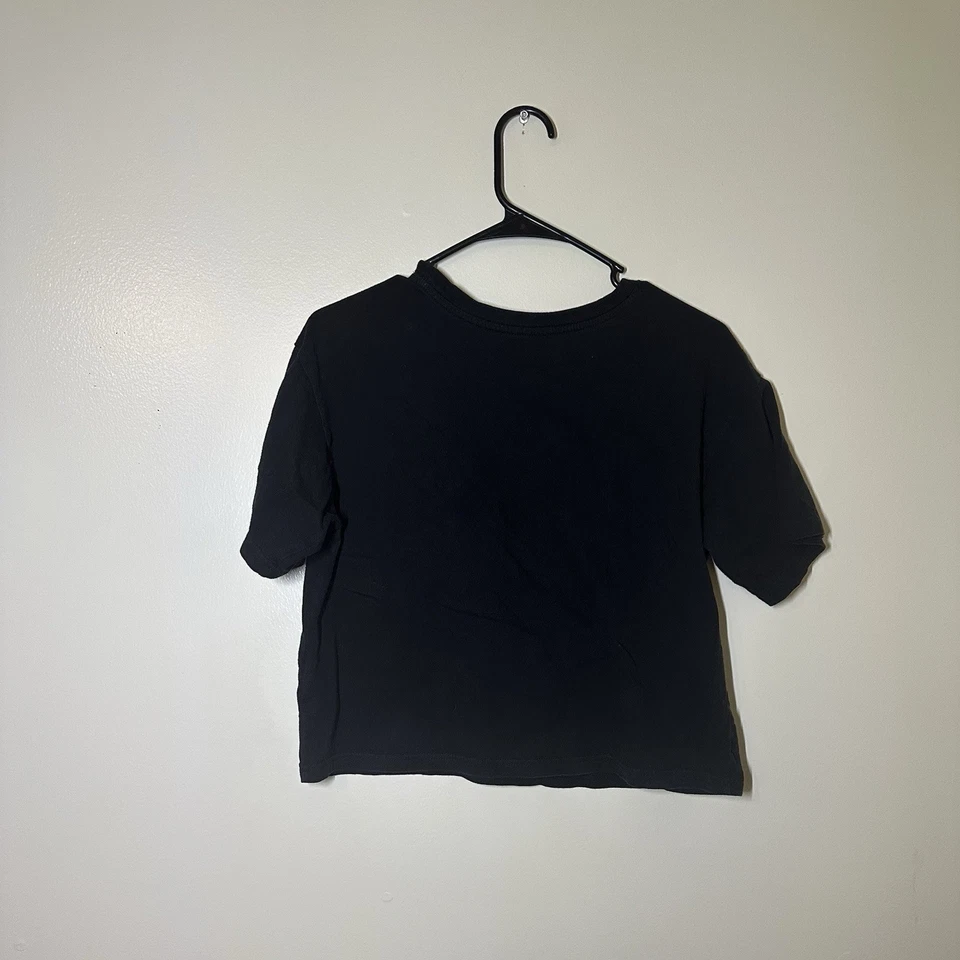 Camiseta corta negra Converse talla XL para jóvenes Foto 2 de 3