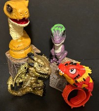 WowWee Fingerlings Dinosaur Lot of 4 Interactive Toys 2 Working Needs Batteries