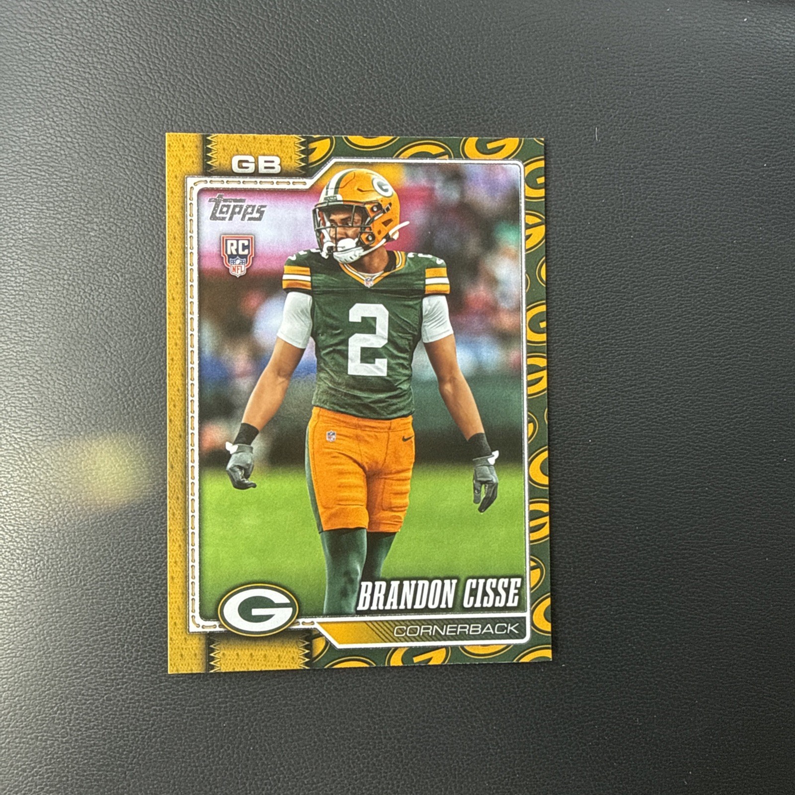 Topps NFL Flagship 2026 Brandon Cisse Rookie Card #375 Team Color Border 
