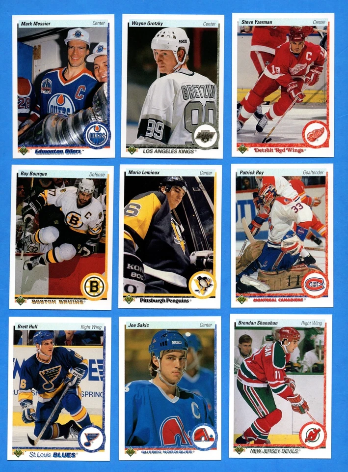 1990-91 Upper Deck NHL Hockey Low Series Set #1-400 - Jagr, Belfour, Modano RCs! - Image 4 of 4