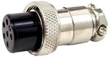 Workman C-6 CB / HAM Radio Replacement Microphone Plug End Female 6-Pin