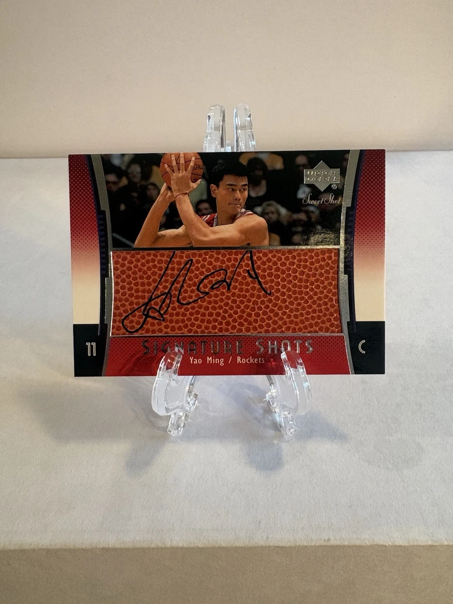 姚明篮球亲笔签名体育交易卡和配件| eBay
