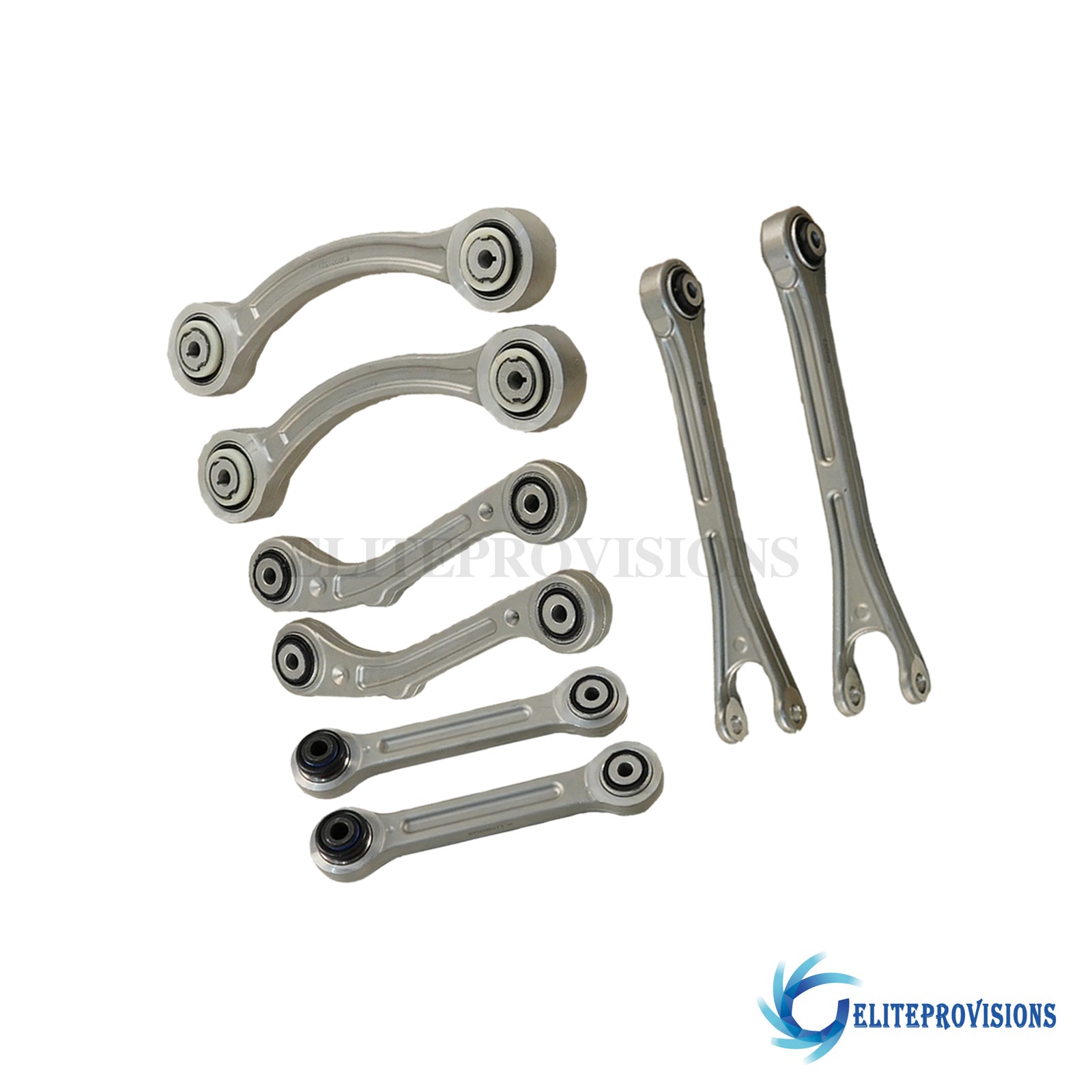 8PCS For Maserati Ghibli Quattroporte 2014-2016 Rear Suspension Control Arm Set