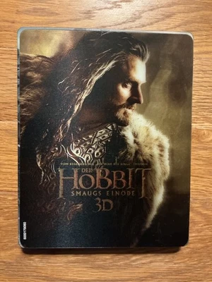 Blu-ray/ Der Hobbit: Smaugs Einöde 3D + 2D - Steelbook mit Lenticularcover s342 - Bild 1 von 4