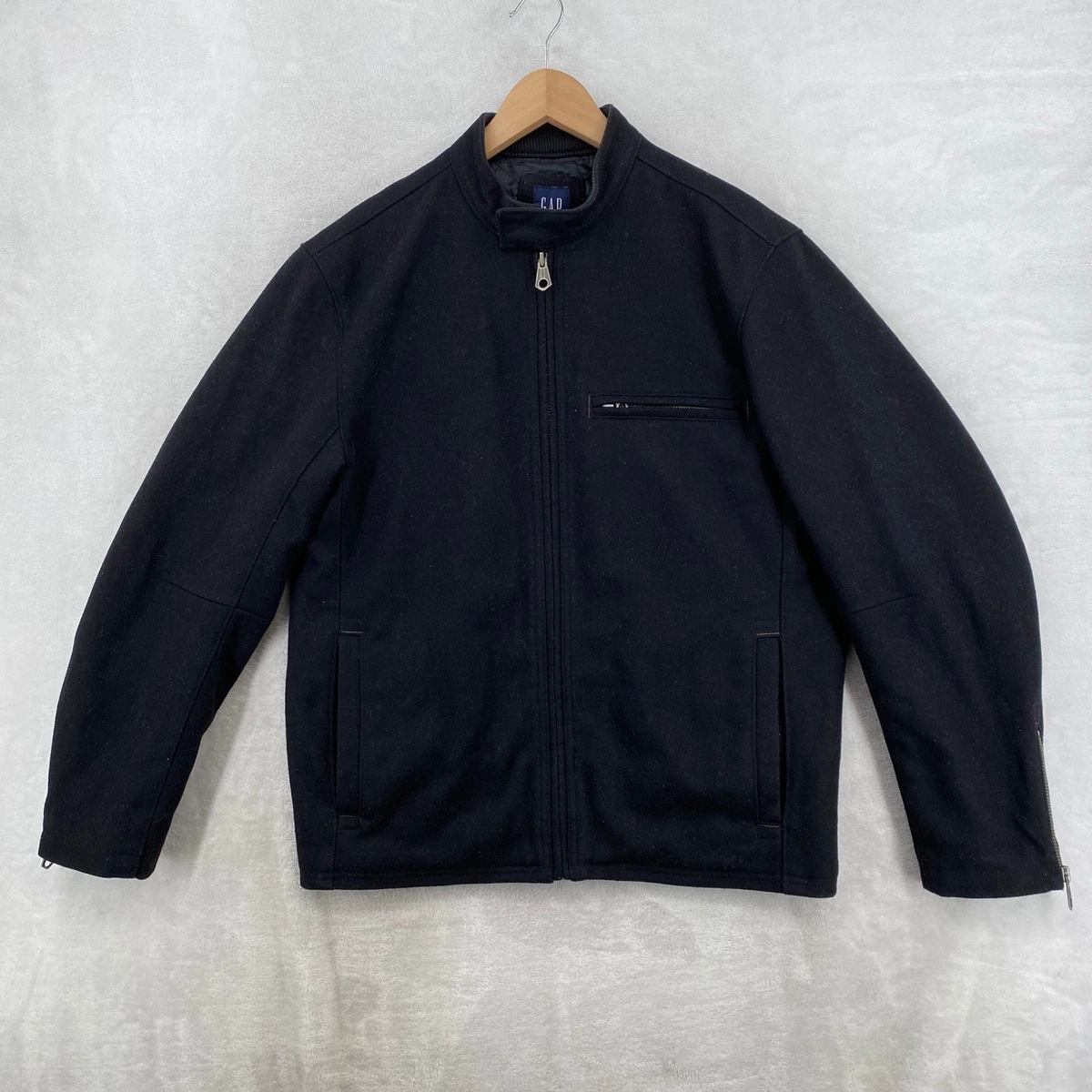 Gap Motorcycle Jacket Black Coats, Jackets & Vests for Men for 