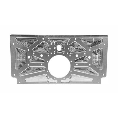 Ti22 TIP5002, One Motor Plate 24.625 x 120.438 x 0.375 in Rear Aluminum Sprint C