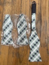 Lot of 3 Tommy Hilfiger Adjustable Self-Tie Silk Bow Ties