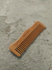 Neem Wooden Comb Wide Teeth for Healthy  Dandruff Free Scalp Massaging Comb