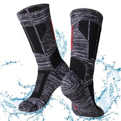 Unisex Waterproof Socks Water Resistant Socks Waterproof Breathable Hiking Wa...