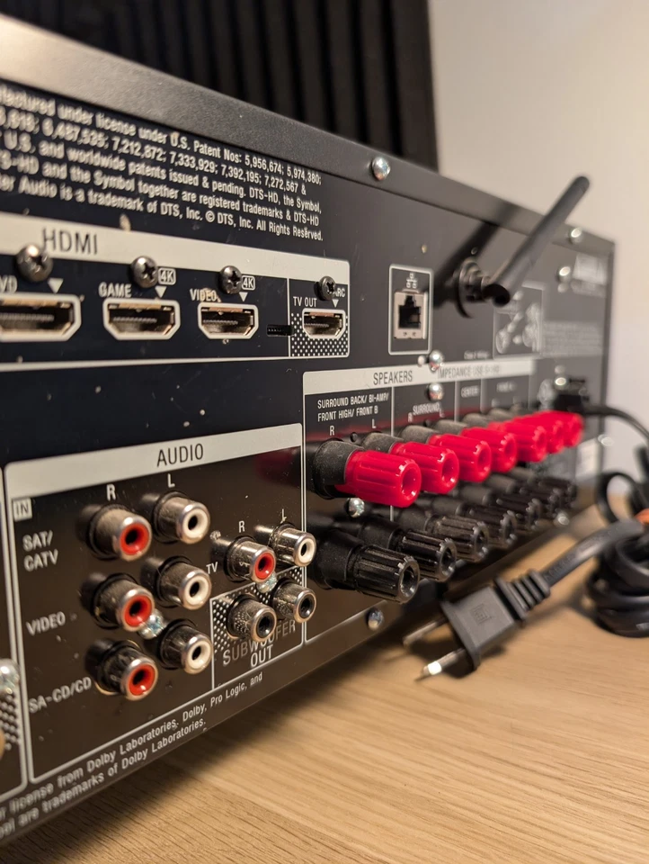 Sony STR-DN850 7.2 Channel 4K AV Receiver Hi-Res Audio Wi-Fi Bluetooth HDMI ARC - Image 3 of 4