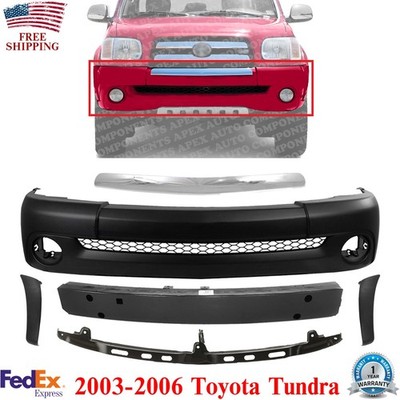 Bumper Cover Front Kit For 2003-2006 Toyota Tundra Base Model Regular Cab