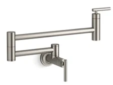 Kohler Purist K-35745-VS Wall Mounted Kitchen Pot Filler Faucet Stainless NEW