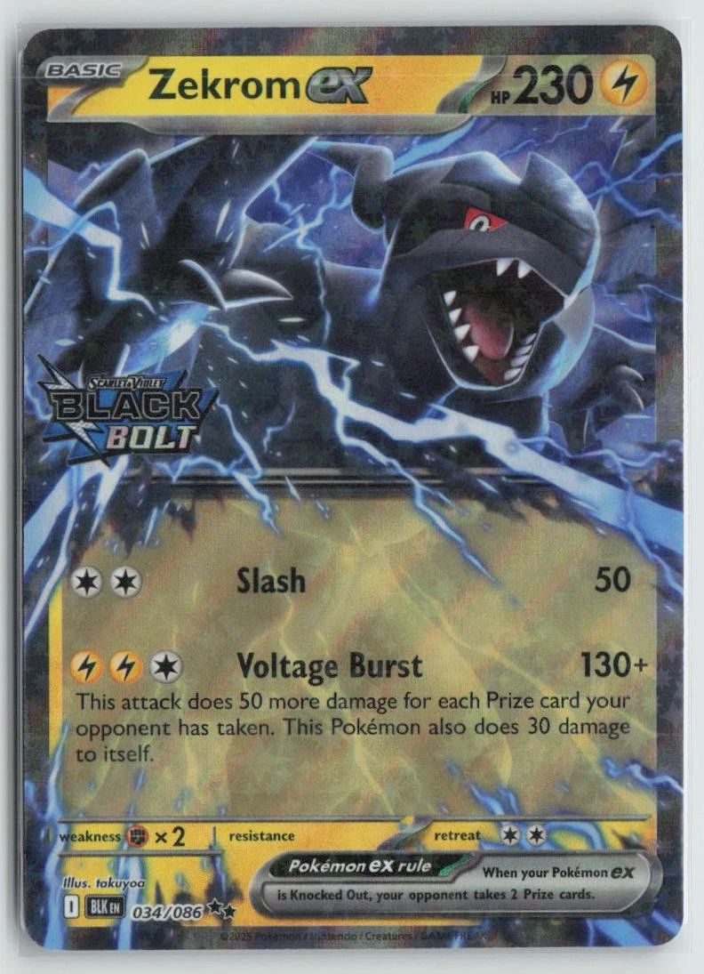 Zekrom Ex Pokémon TCG Cards for sale