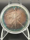 2000 1 Oz ASE American Silver Eagle Coin Gem BU UNC Nice Toning Toner Obverse