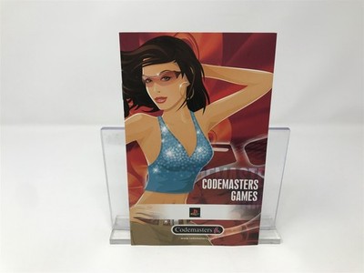 Codemasters Games - Sony Playstation 2 PS2 - Insert Manual Only !!