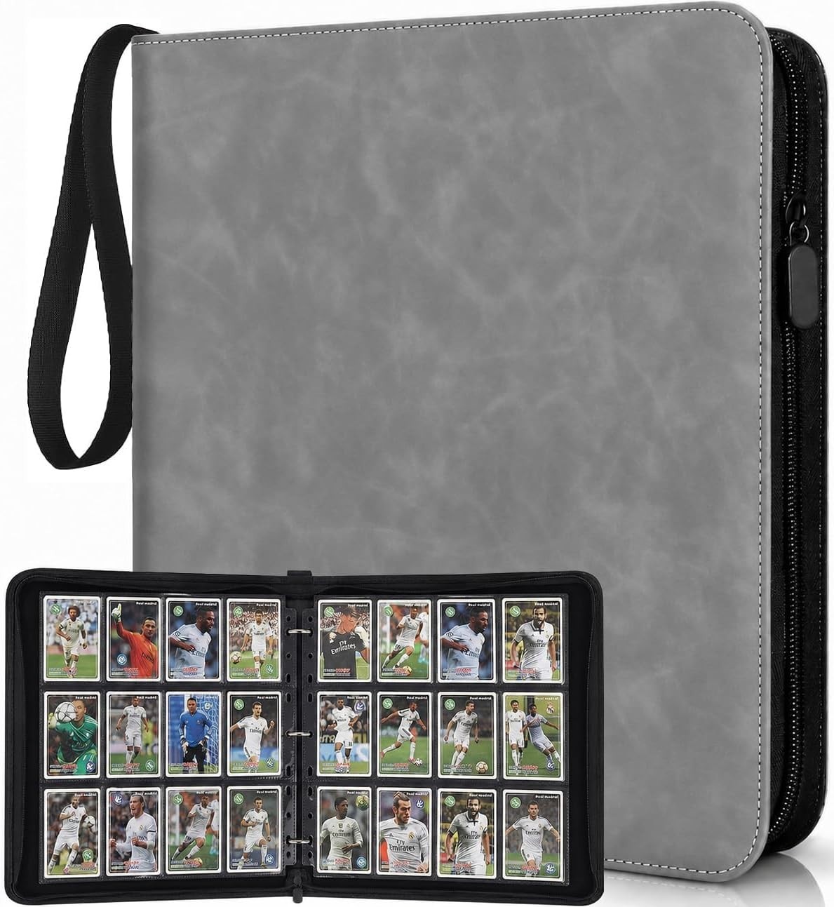 Trading Card Binder 12 Pocket, 1200 Pocket Card Collection Album with 50 Removab