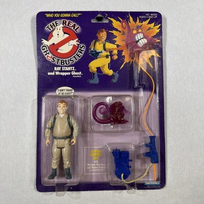 RARE NEW SEALED 1987 The Real Ghostbusters Ray Stantz White Text Kenner