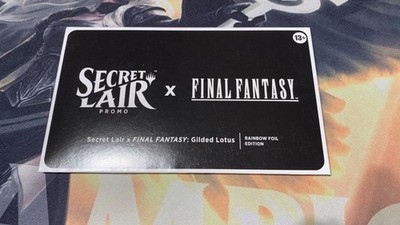 Secret Lair x Final Fantasy - Gilded Lotus PROMO NEW | MTG | Magic The Gathering