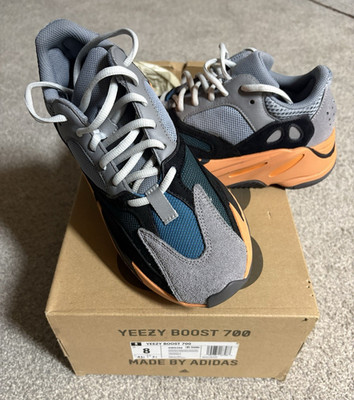 adidas Yeezy Boost 700 Wash Orange Low Top Lace-Up Colorblock GW0296