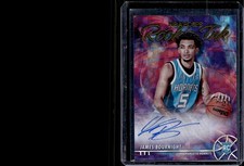 James Bouknight 2021-22 Panini NBA Hoops #RI-BK Rookie Ink Auto