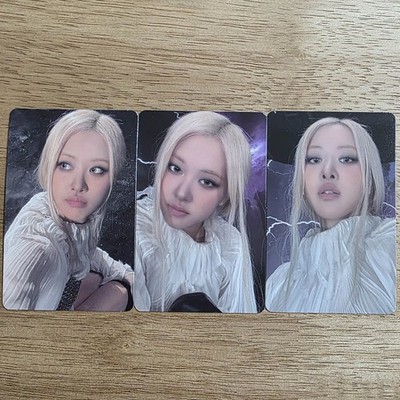 Rose Official Photocard 3 pcs Set BlackPink 3rd Mini Album
