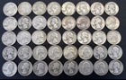 Washington Quarters Silver Lot of 40 $10 face