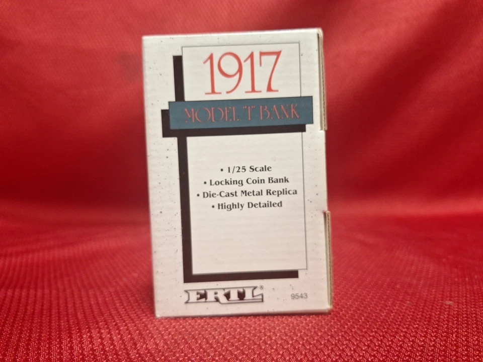 ERTL Diecast 1917 Ford Model T Bank Coors Pure Malted Milk 1/25 Scale NIOB - Image 4 of 4