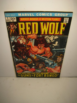 #ad RED WOLF #1 1972 key 1st issue Syd Shores Gil Kane marvel bronze age $8.95