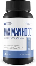 Max Manhood Testosterone Booster Pills - Our Best Testosterone Booster for Men
