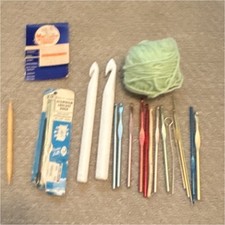 Susan Bates Silvalume Aluminum Crochet Hook Set G or 6 Model MPN Crochet Tools