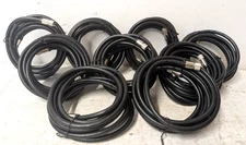 Lot of 9 Vericom XRG06-01501 RG-6 CATV Dual-Shield Coax Cable CCS Conductors 9ft