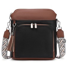 Trendy Crossbody Bags for Women Soft Shoulder Leather Hobo Purses Handbags Wi...