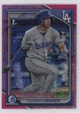 2024 Bowman Chrome Prospects Mega Box Pink Mojo Refractor /199 Thayron Liranzo