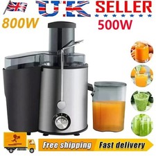 Power Juicer Machine Whole Fruit Vegetable Juice Extractor Stainless Steel 500ML