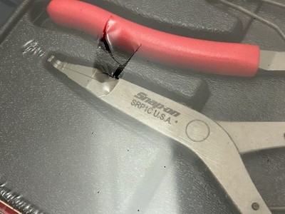 Snap-on srp400b 4 pc. snap ring plier set srp1c,srp2b,srp3b,srp5b