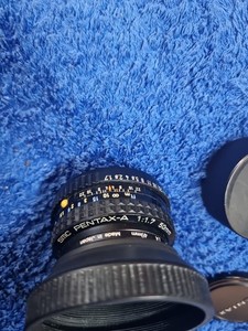 SMC Pentax-A 50mm f1.7 Prime Lens with protective filter - great condition.