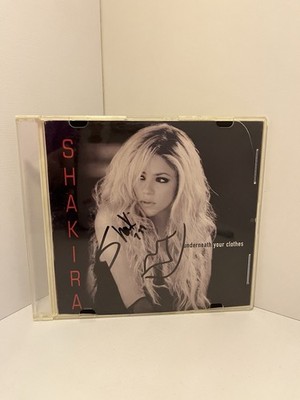 Shakira Underneath Your Clothes CD Single SIGNED Autograph On Original Artwork